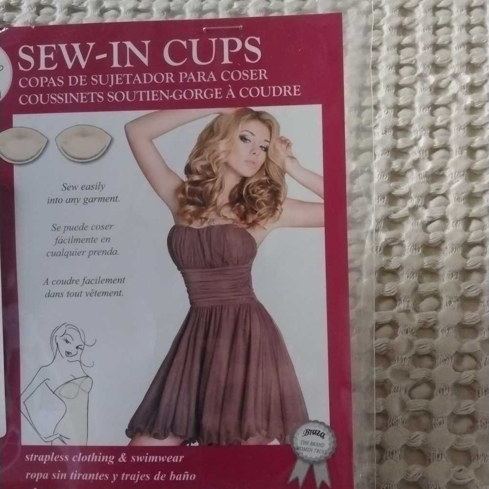Sew in bra cups